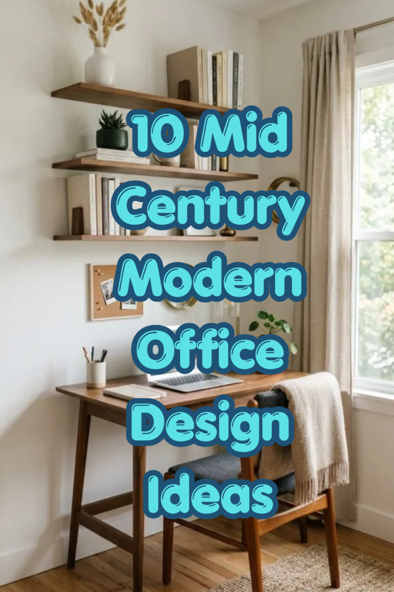 10 Mid Century Modern Office Design Ideas