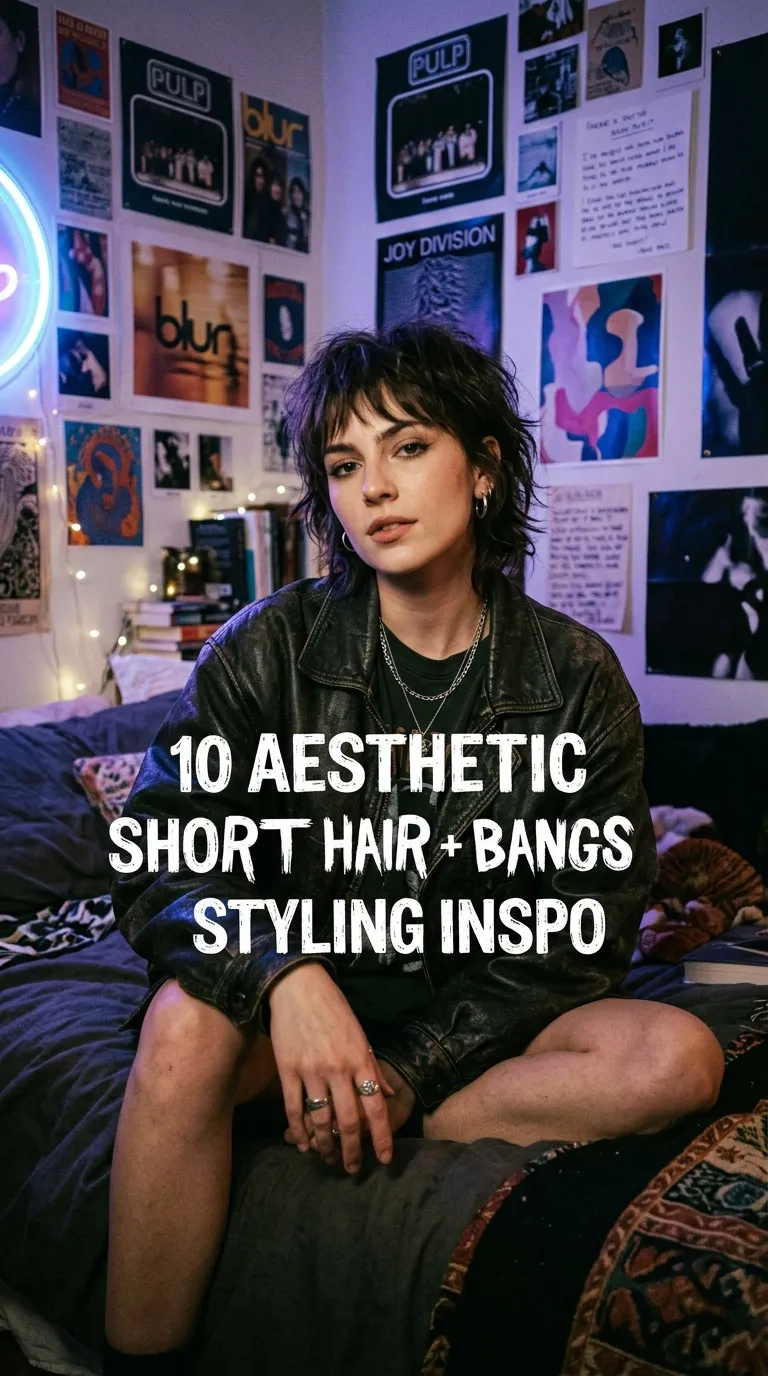 10 Short Hair And Bangs Styles Ideas