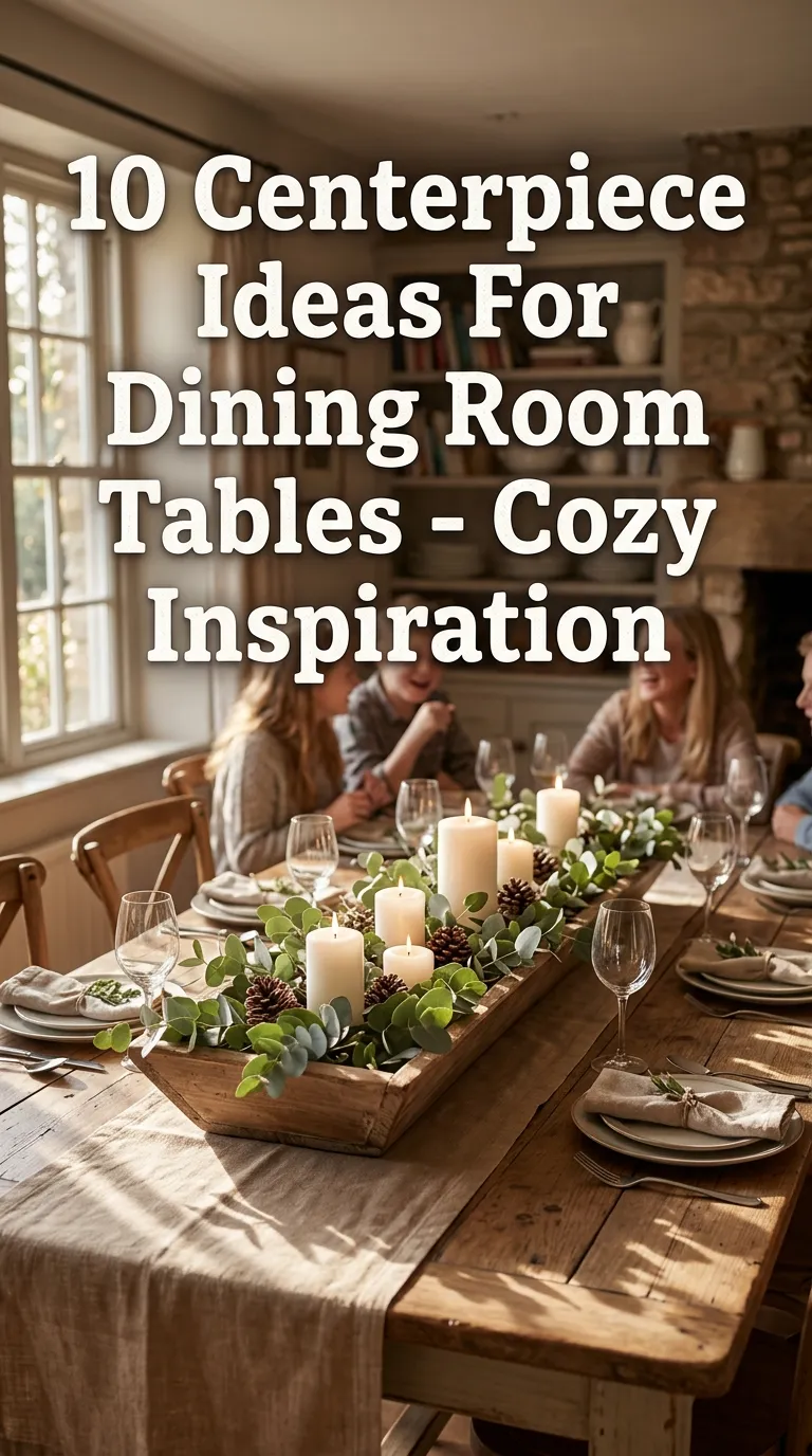 10 Centerpiece Ideas For Dining Room Tables