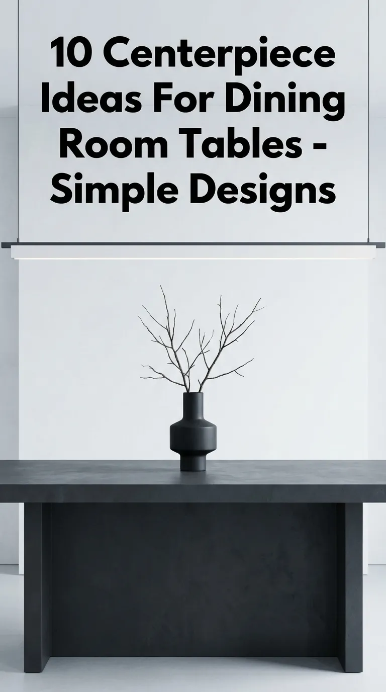 10 Dining Room Table Centerpiece Ideas