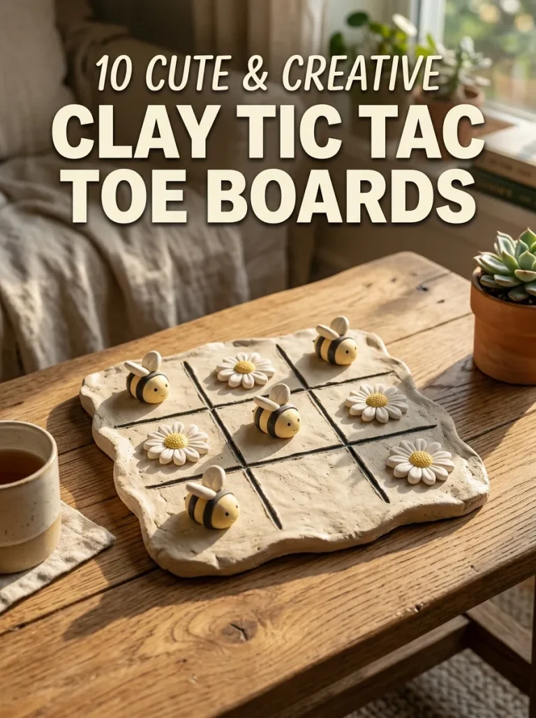 10 Clay Tic Tac Toe Board Ideas