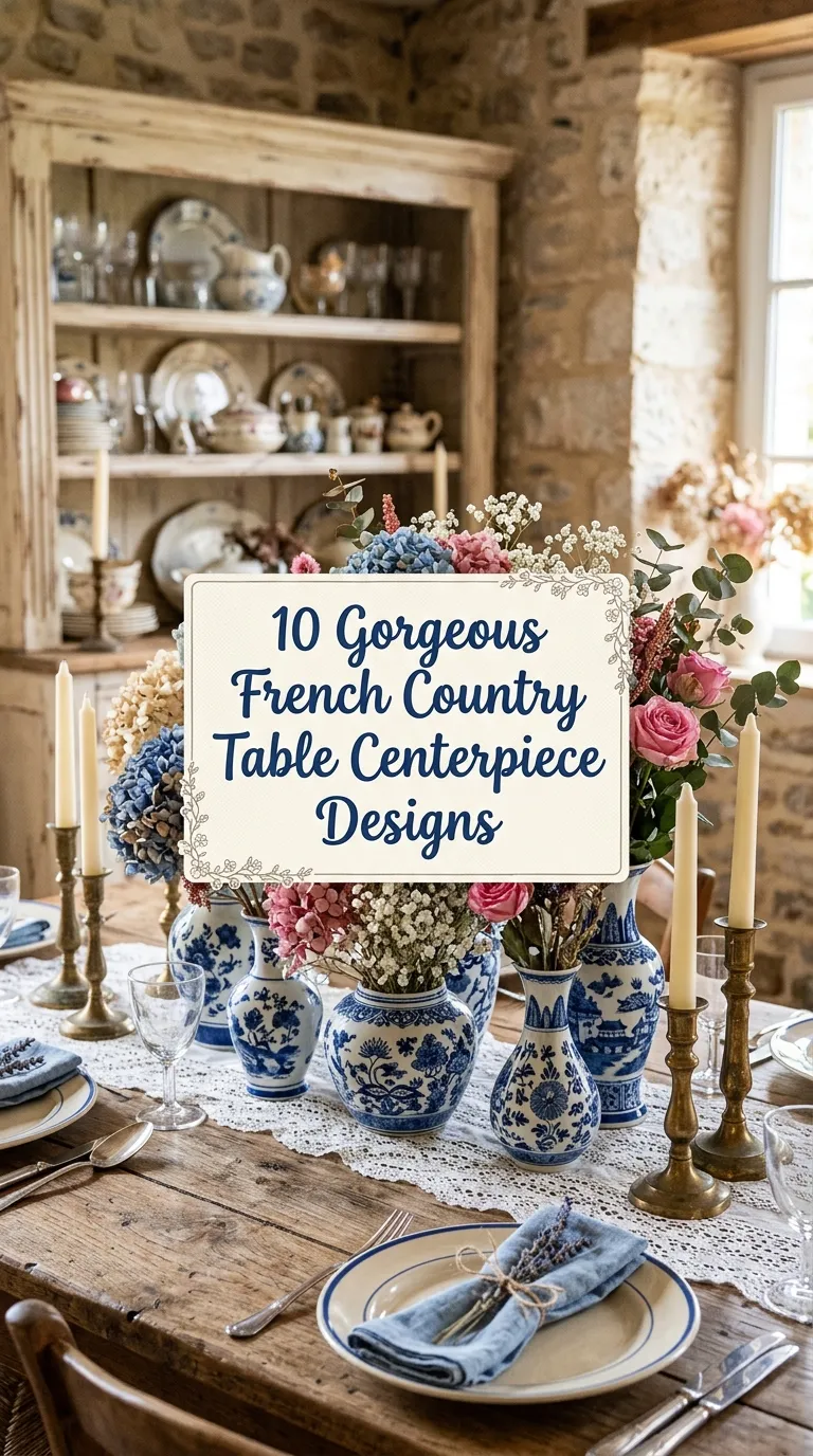 10 French Country Dining Room Table Centerpiece Ideas