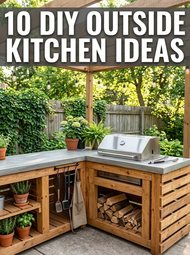 10 DIY Outdoor Kitchen Ideas