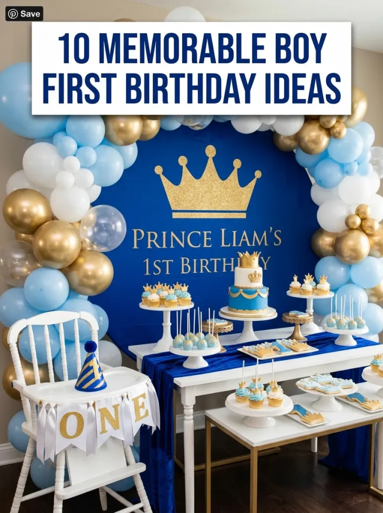 10 Boy First Birthday Party Ideas