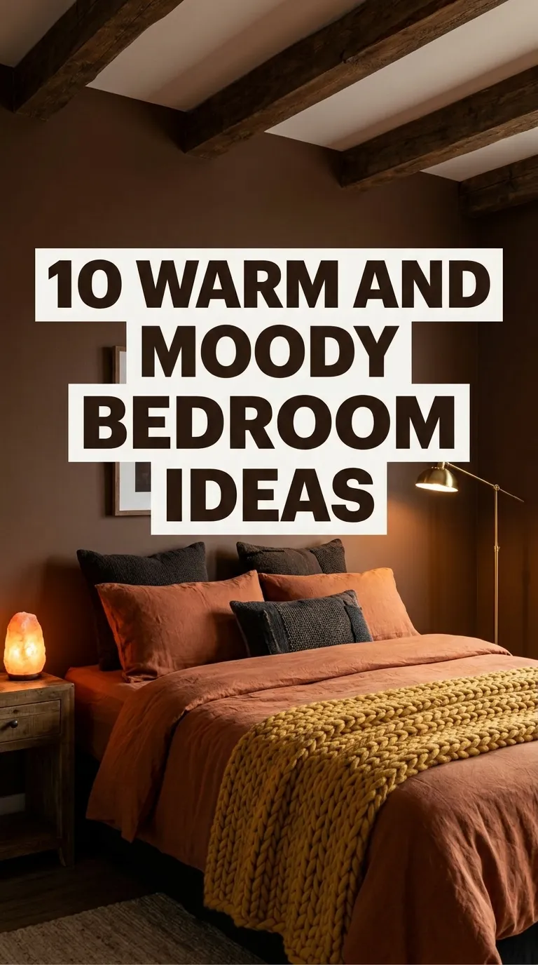 10 Warm And Moody Bedroom Ideas