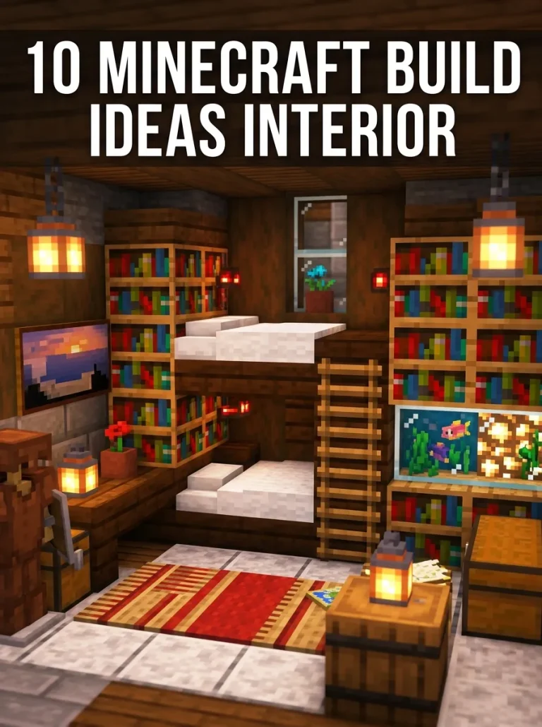 10 Minecraft Build Ideas Interior