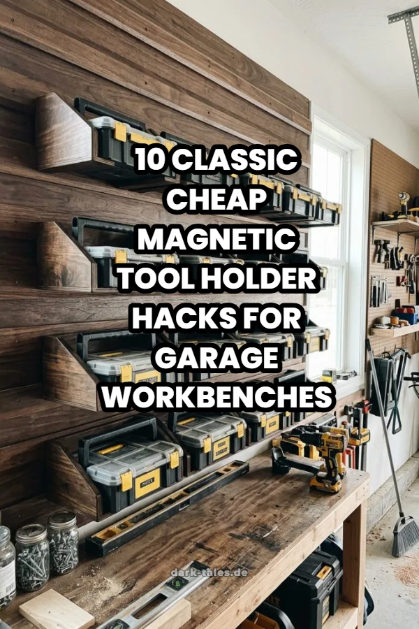 10 Cheap Magnetic Tool Holder Hacks for Garage Workbenches