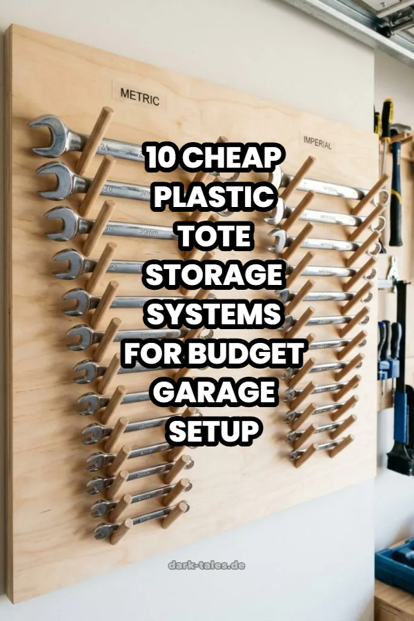 10 Cheap Plastic Tote Storage Systems for Budget Garage Setup