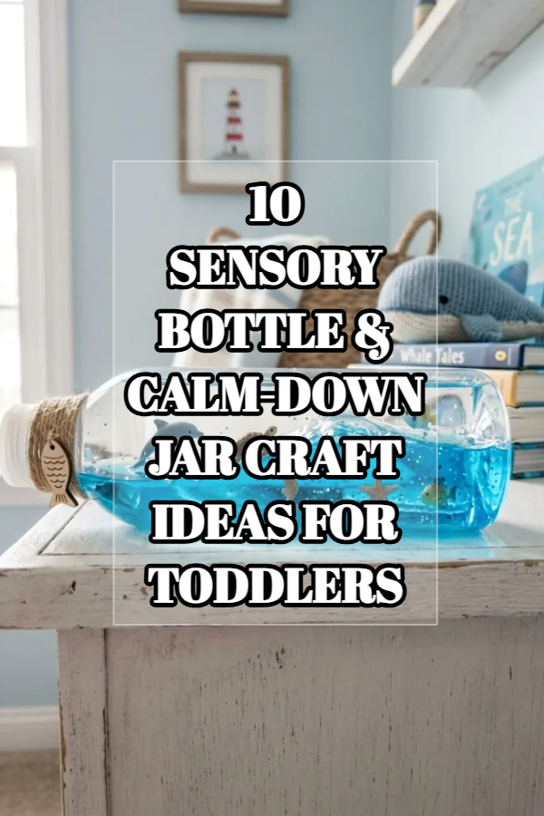 10 Sensory Bottle & Calm-Down Jar Craft Ideas for Toddlers