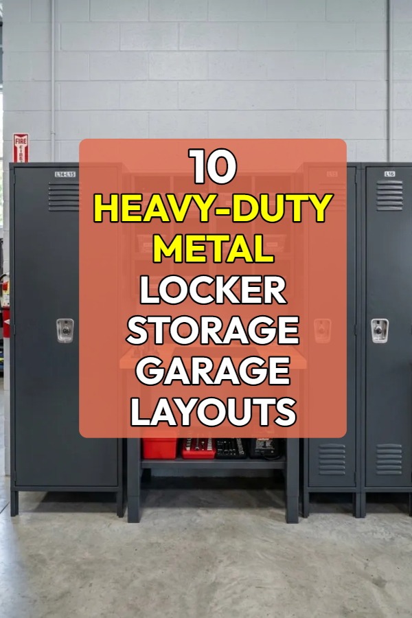 10 Heavy-Duty Metal Locker Storage Garage Layouts