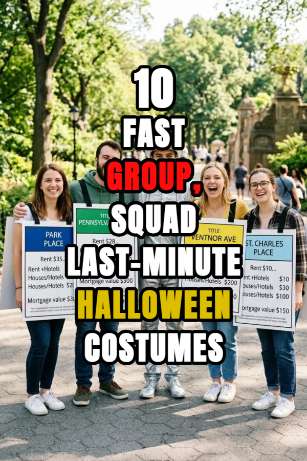 10 Fast Group, Squad Last-Minute Halloween Costumes