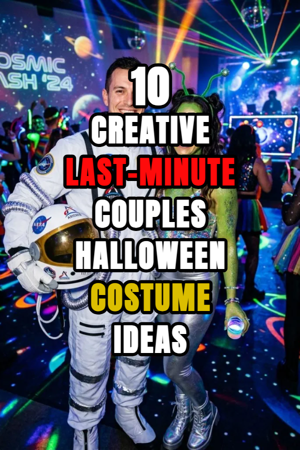10 Creative Last-Minute Couples Halloween Costume Ideas