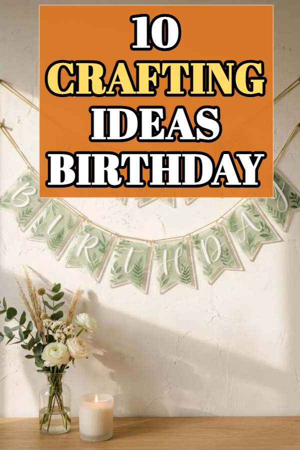 10 Crafting Ideas Birthday