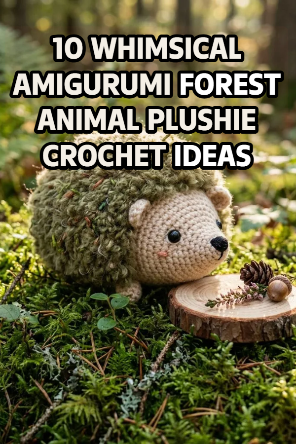10 Whimsical Amigurumi Forest Animal Plushie Crochet Ideas